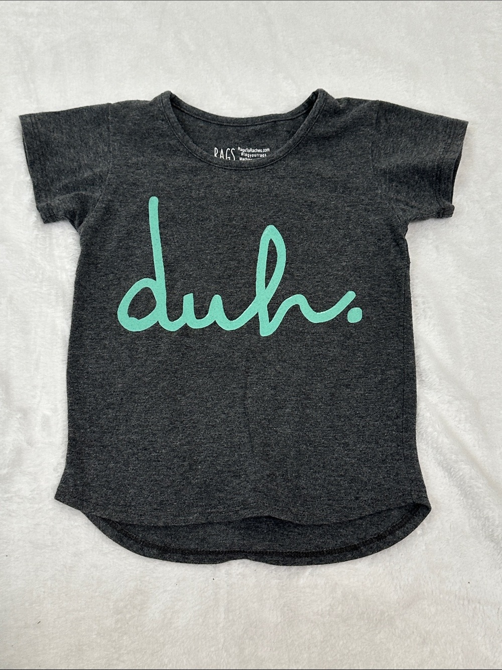 🍓 RAGS “duh” T-shirt 18-24 months